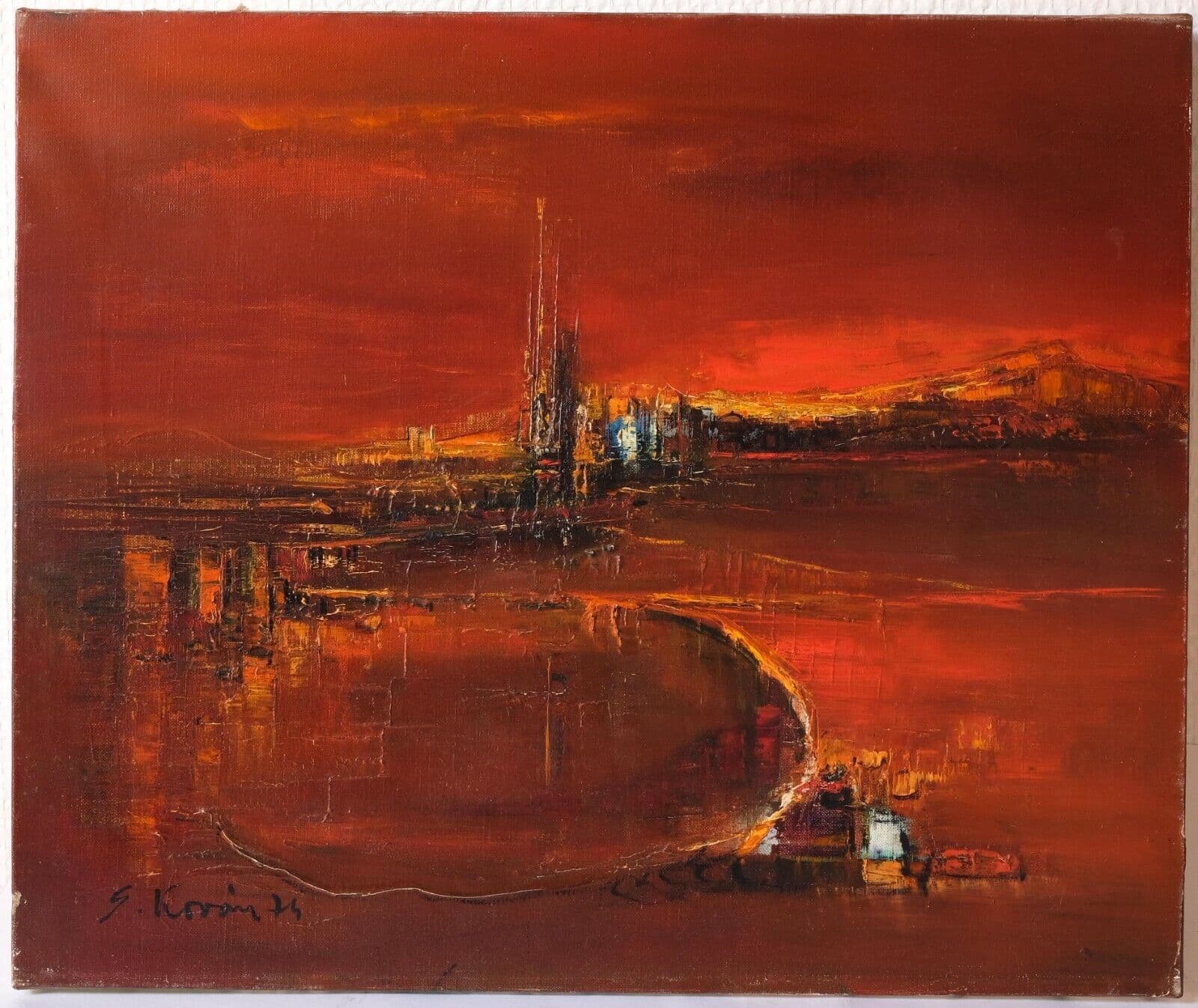 Stéphane KOVAN (XX) Abstraction Painting image 1