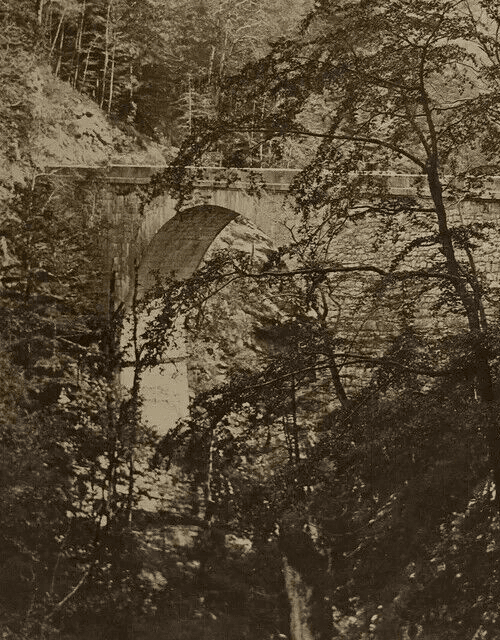 Vintage Photographs ALPHONSE DAVANNE Uriage-les-Baines Albumen c.1870 image 4