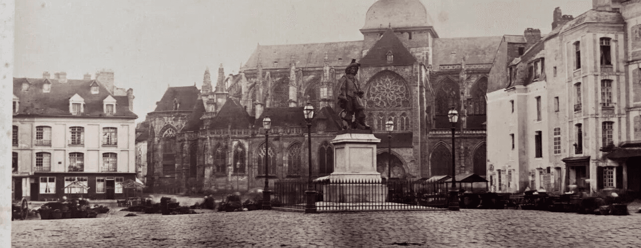 Vintage Photographs Alphonse Davanne - Statue de Duquesne, Dieppe c. 1870 image 6