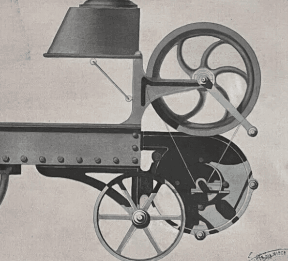Antique Architecture Drawing Building, Troley, Engineering Machine c. 1850 image 5