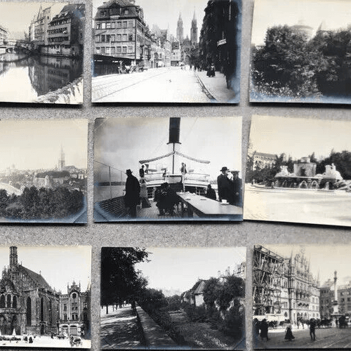 Vintage Photographs Lot x20 Europe Cityviews Landscape 1902 image 8