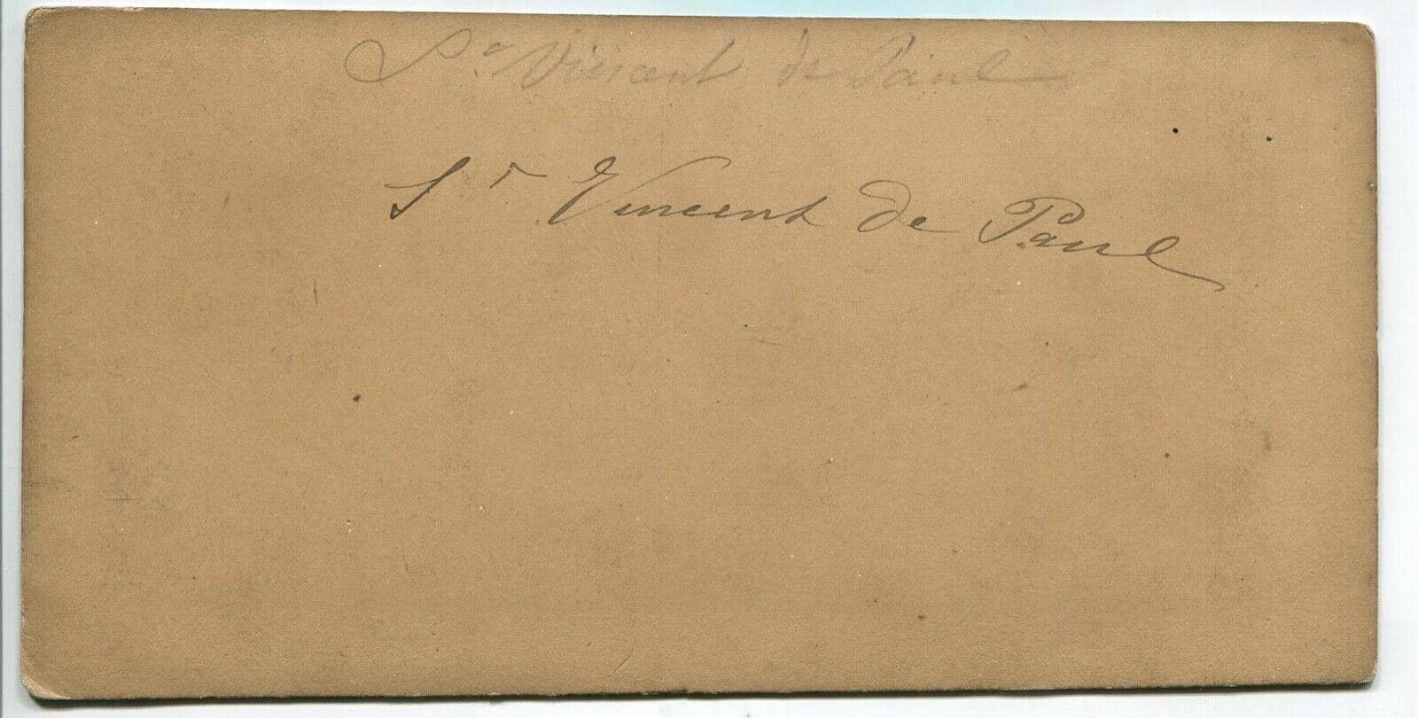 Vintage Stereoview Photograph Saint Vincent de Paul, Paris - Albumen c. 1870 image 3