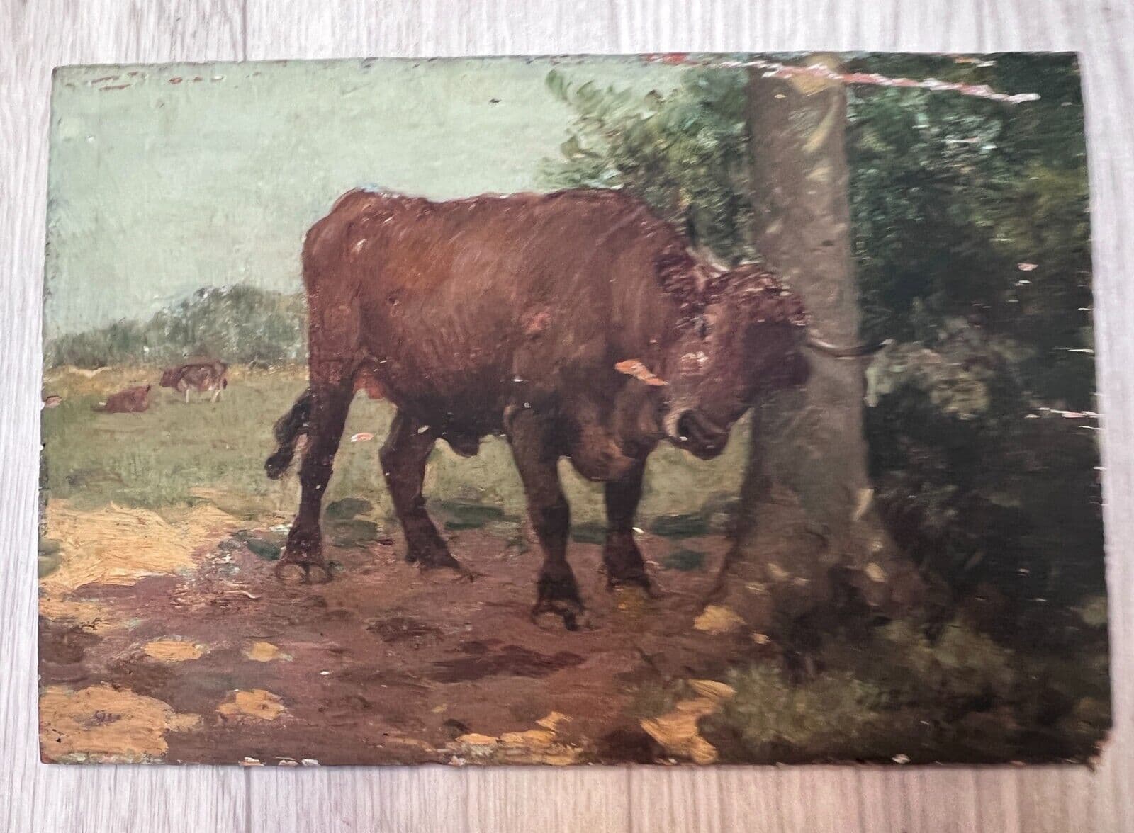 Painting Landscape with Bull image 2