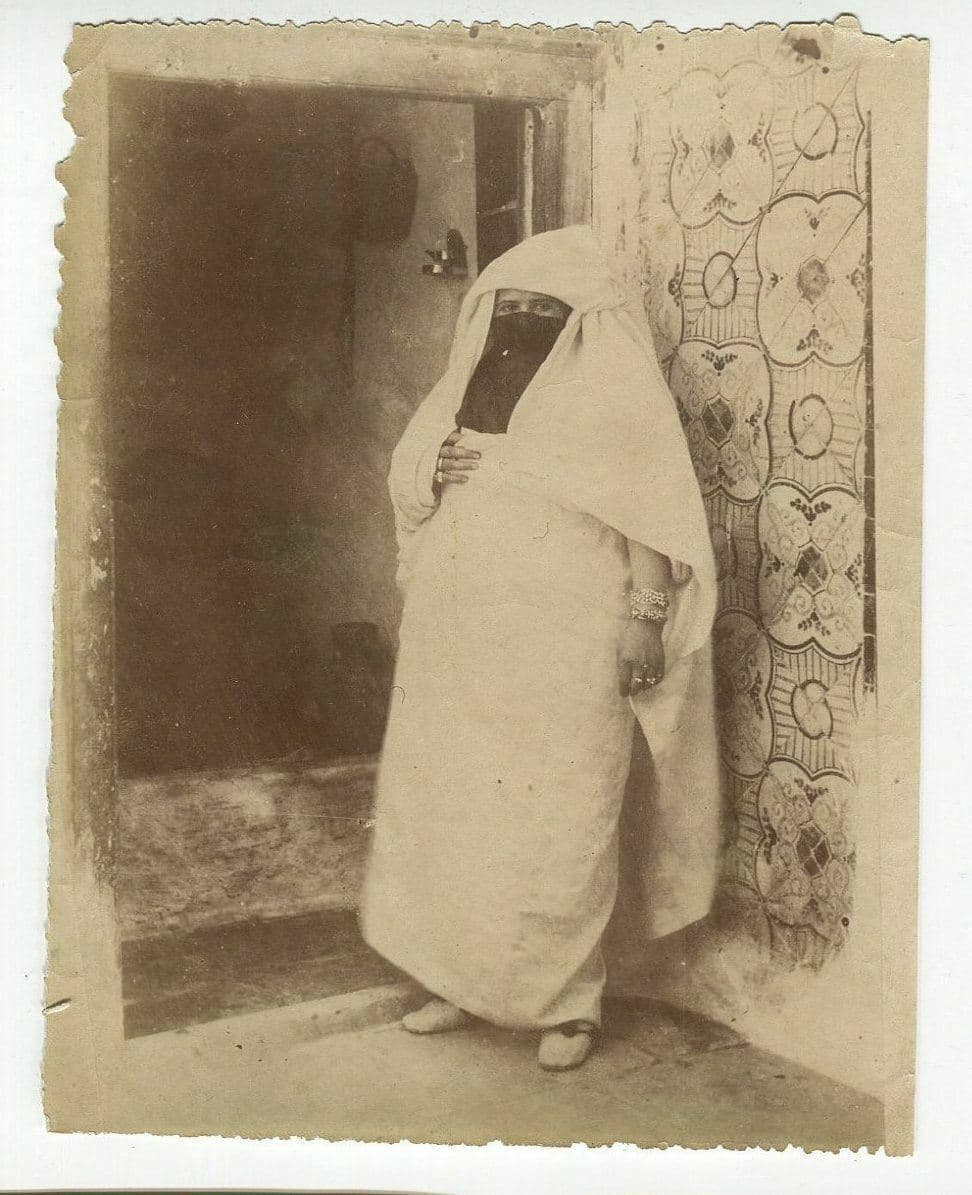 Photographs Leroux, Famin Arabic Woman Tunisia Alger Albumen c.1880 x4 image 3