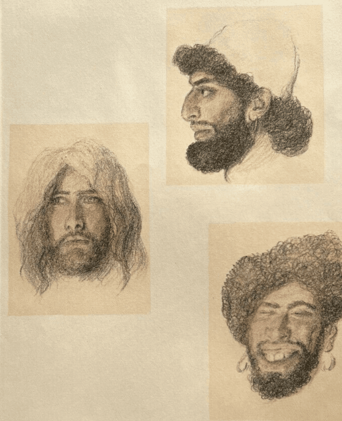 Vintage Lithography Abel Pfeffermann PANN (1883-1963) - Bible, Geneva, Noach image 1