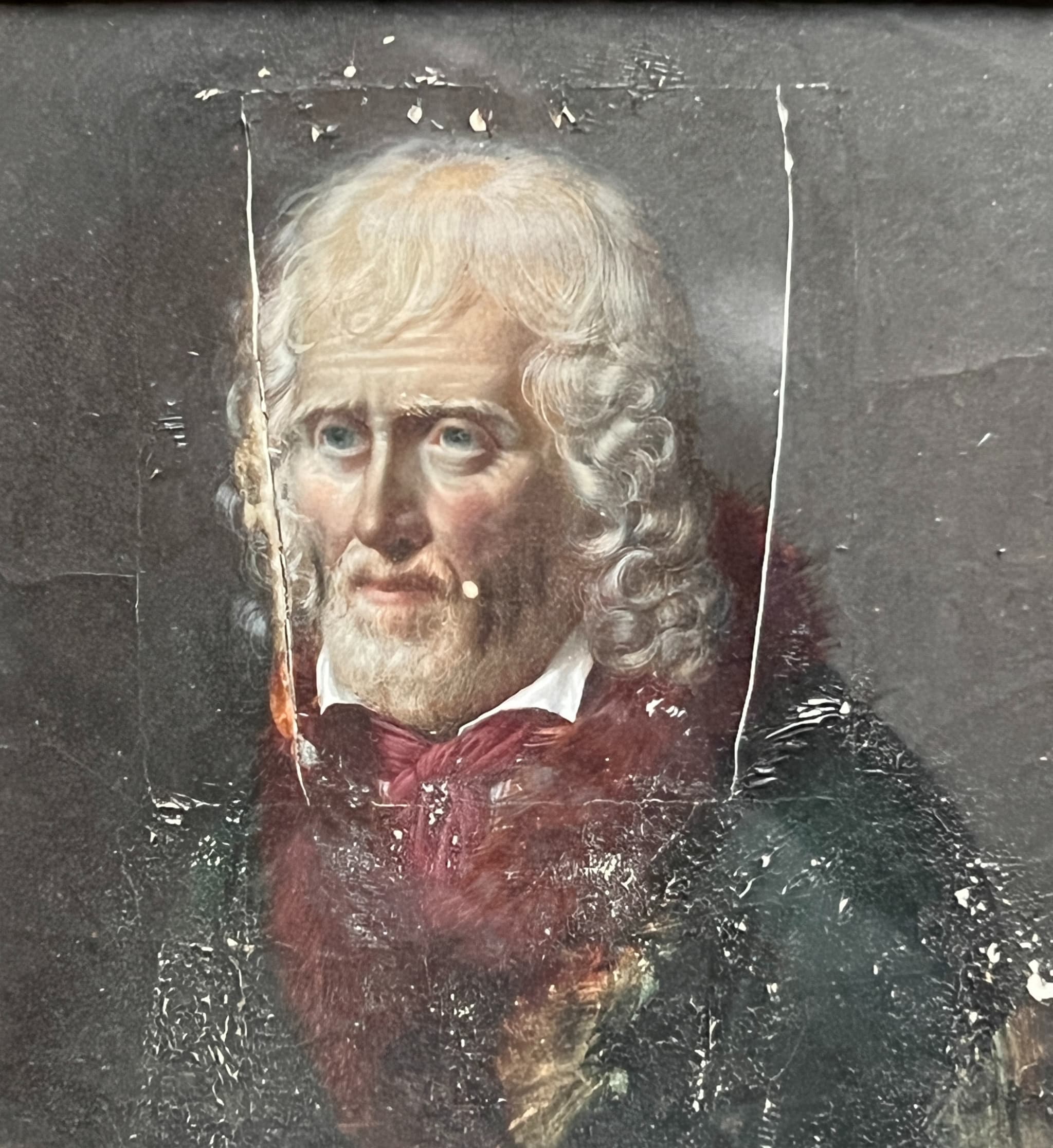 Miniature Painting Man Portrait around DE BOISSIEU(1736-1810) image 1