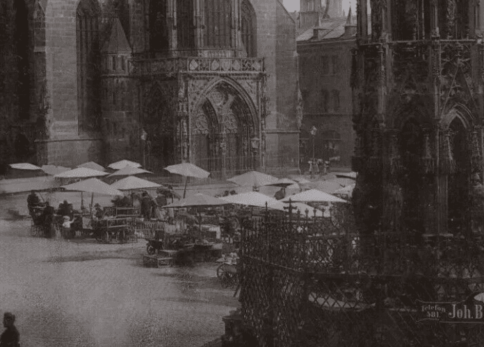 Vintage Photographs Landscape Nuremberg, Notre-Dame Church, Germany c 1900 image 7
