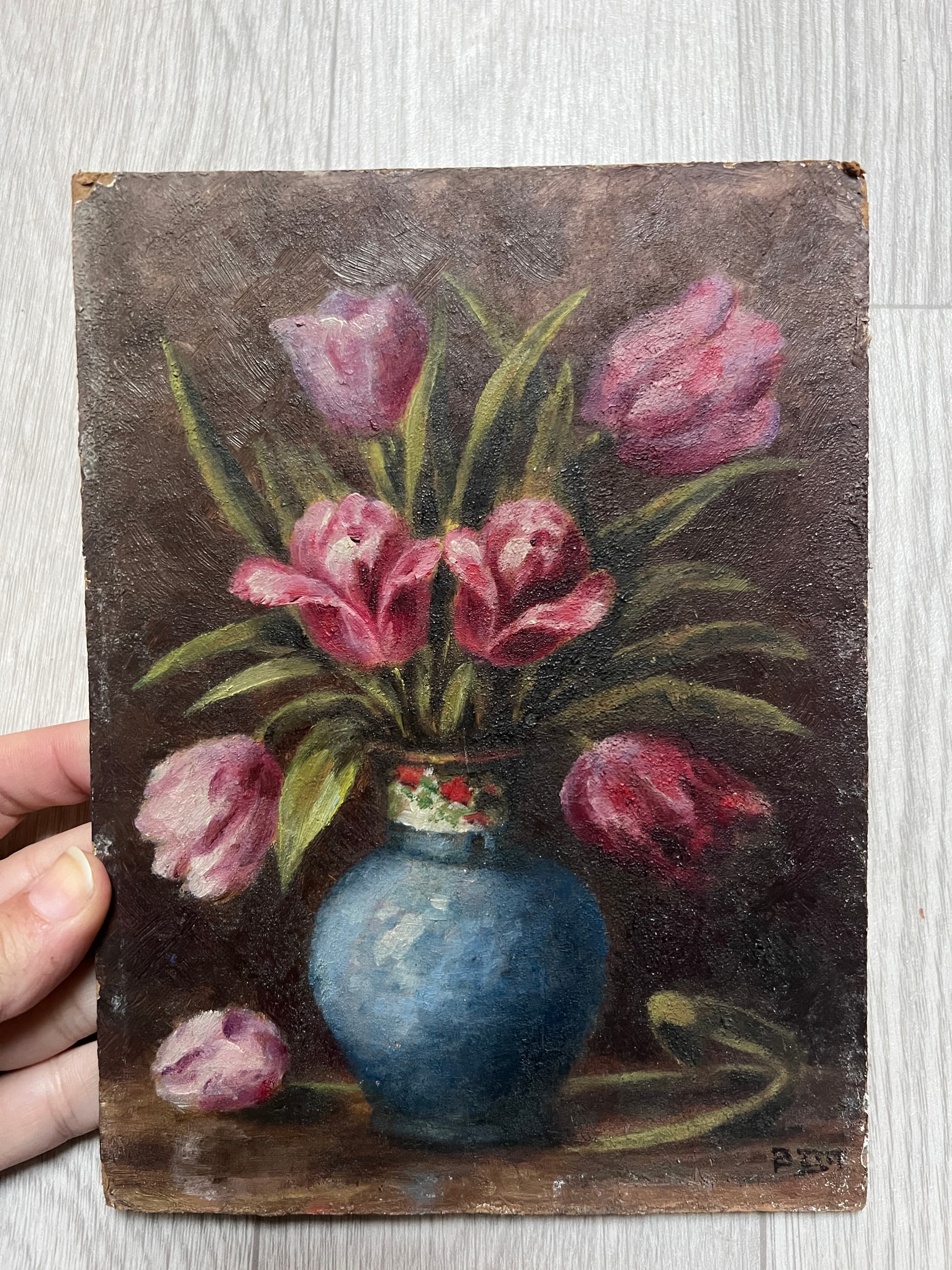 Painting Tulip Bouquet Still Life image 3