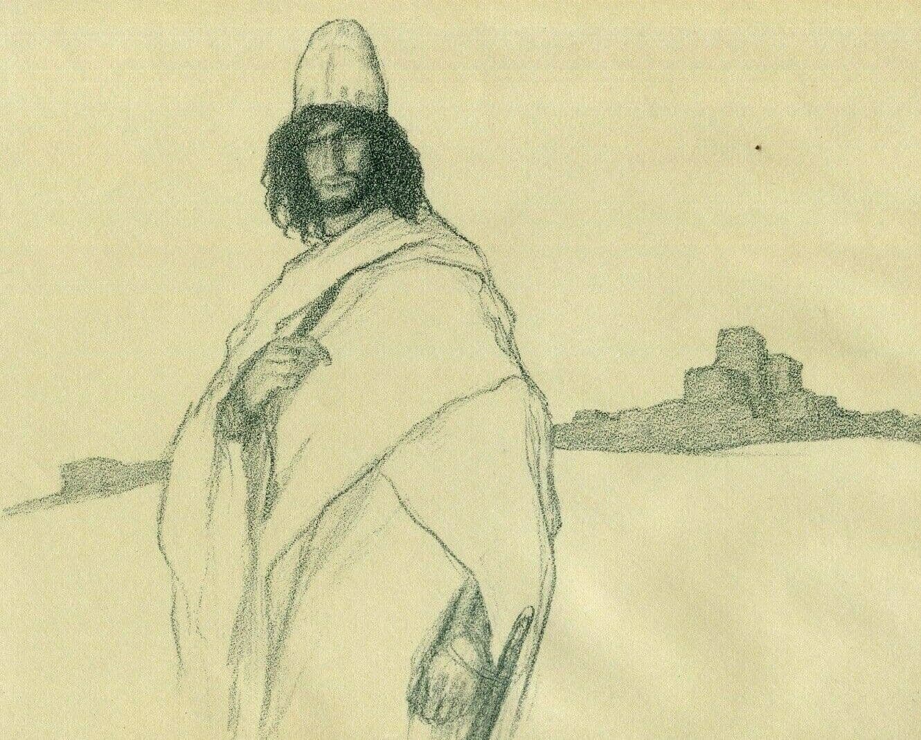Abel Pfeffermann PANN (1883-1963) Bible, Exodus II, 6 Lithography image 1