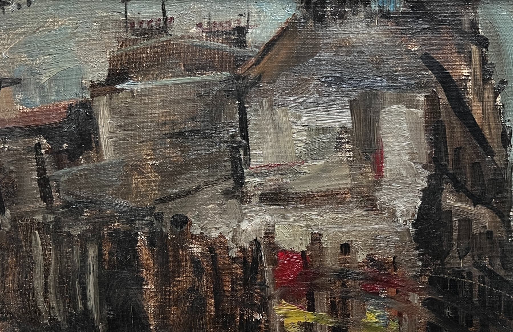 Painting Cityview Buildings