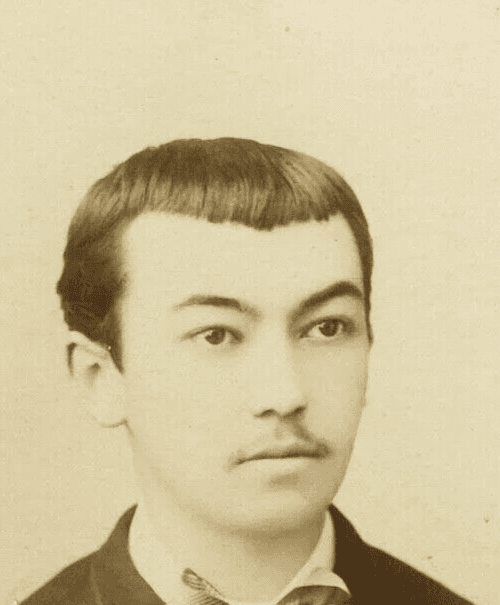 Vintage Photographs Young Boy Portrait - Algeria, Albumen c. 1880 image 1