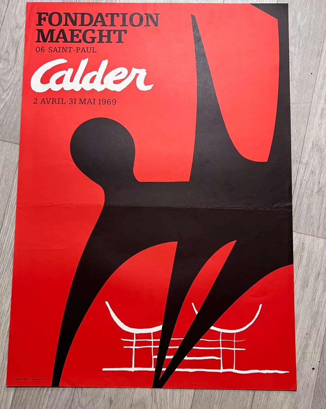 Vintage Poster Original Fondation Maeght - Alexander Calder 1969 image 7