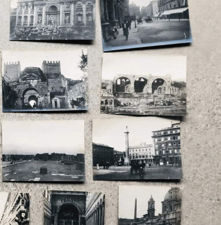 Vintage Photographs Lot x17 Roma, Vatican Cityviews, Italy Landscapes 1902 image 5