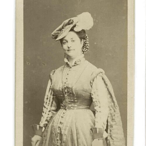 CDV Vintage Photographs NUMA FILS - Alice Theric, Opera Actress c. 1864 image 2