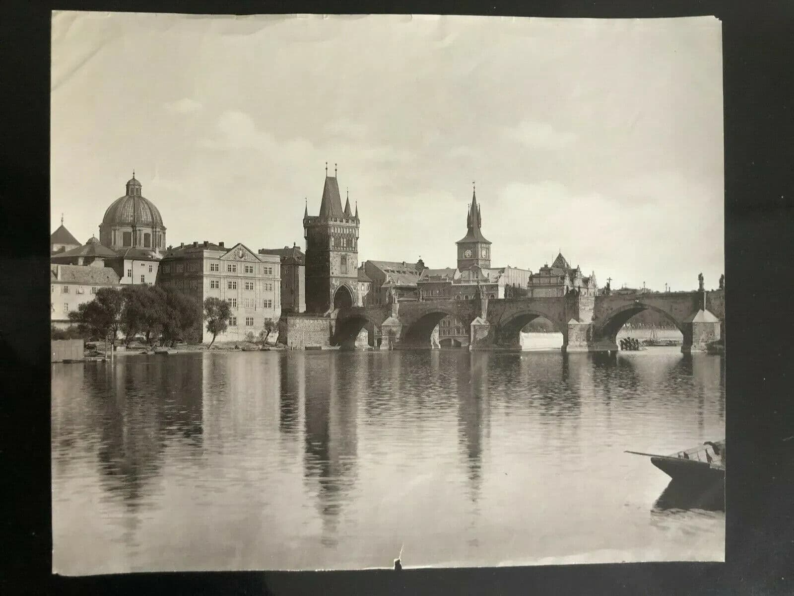 Vintage Photographs Landscape prag, Karlsbrucke und Kleinseite image 2