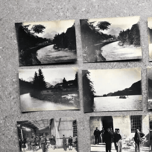 Vintage Photographs Lot x16 Mountain and People Landscape image 8