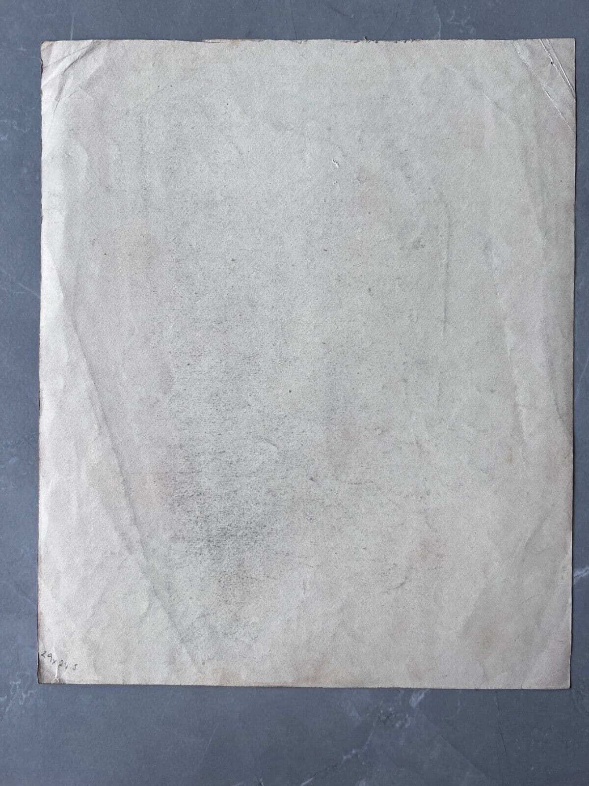 Antique Pencil Drawing 19th century Original Landscape Château de Santenay 1838 image 6