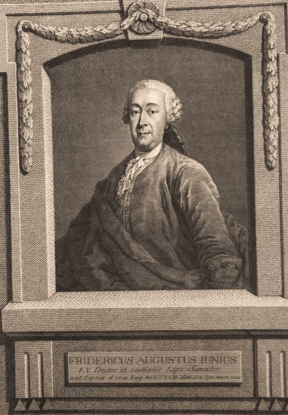Vintage Etching Original Zitat Zuhause 1769 Johann Friedrich BAUSE (1738-1814)