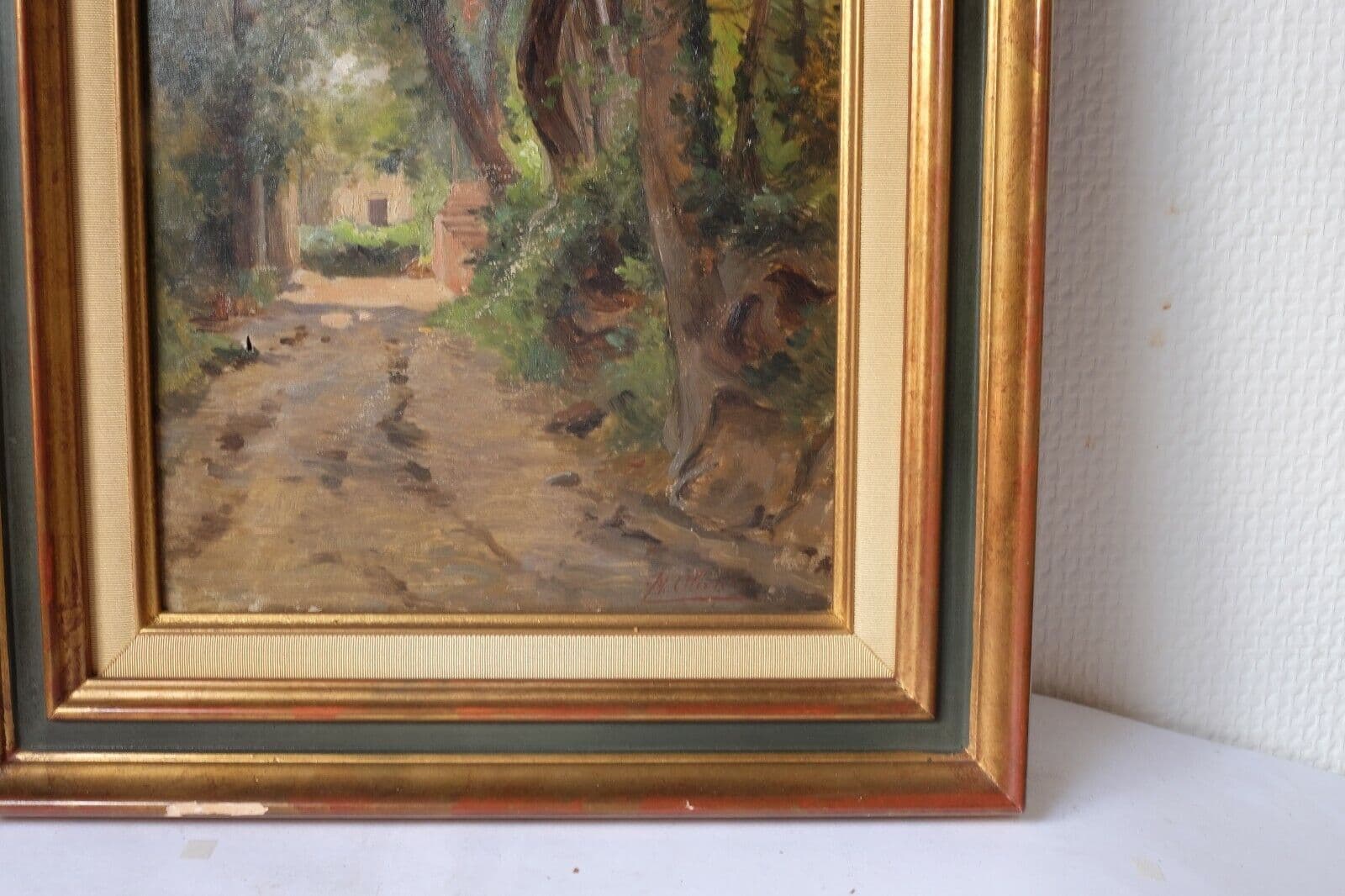 Painting Landscape, Path to House image 2