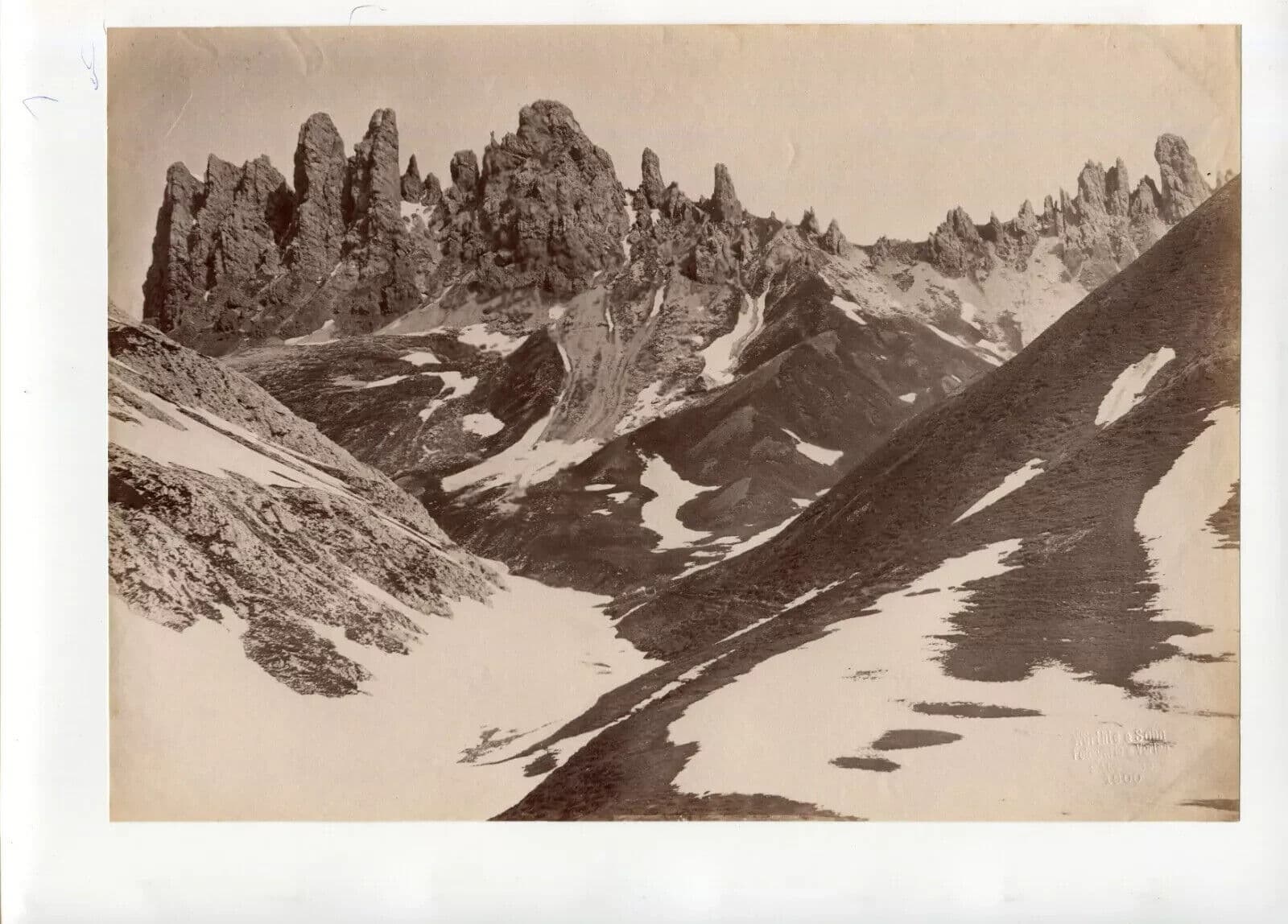 Vintage Photographs Rosszaghe Serisse Alpes, Würthle & Sohn 1900 image 3