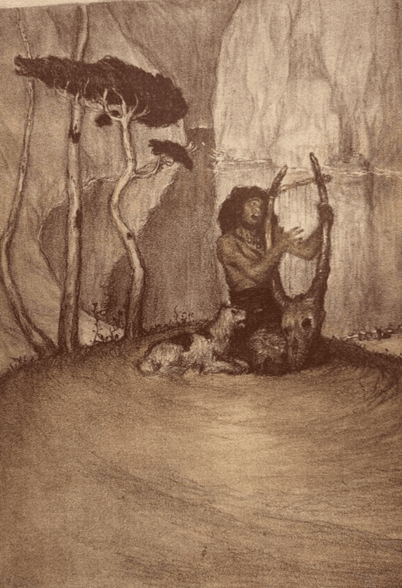 Vintage Lithography Abel Pfeffermann PANN (1883-1963) - Bible, Geneva, Jubel