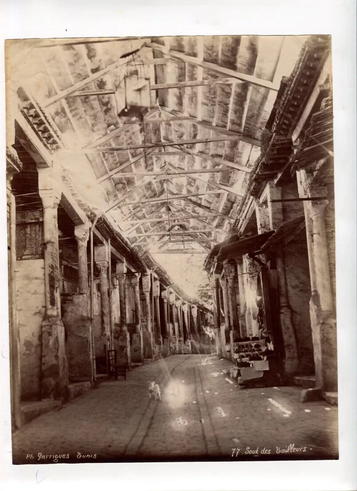 Vintage Photographs Africa, Orientalism, Tunis, Souk image 3