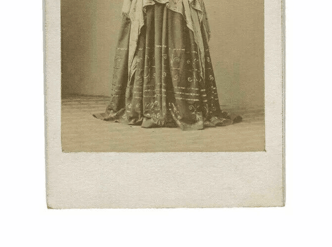 CDV Photographs DISDERI -  Adelaide Ristori, Italian Actress Portrait c. 1862 image 5