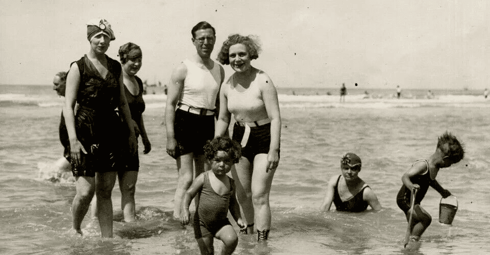 Vintage Photography Original BeachTime with the Family 1920' image 5
