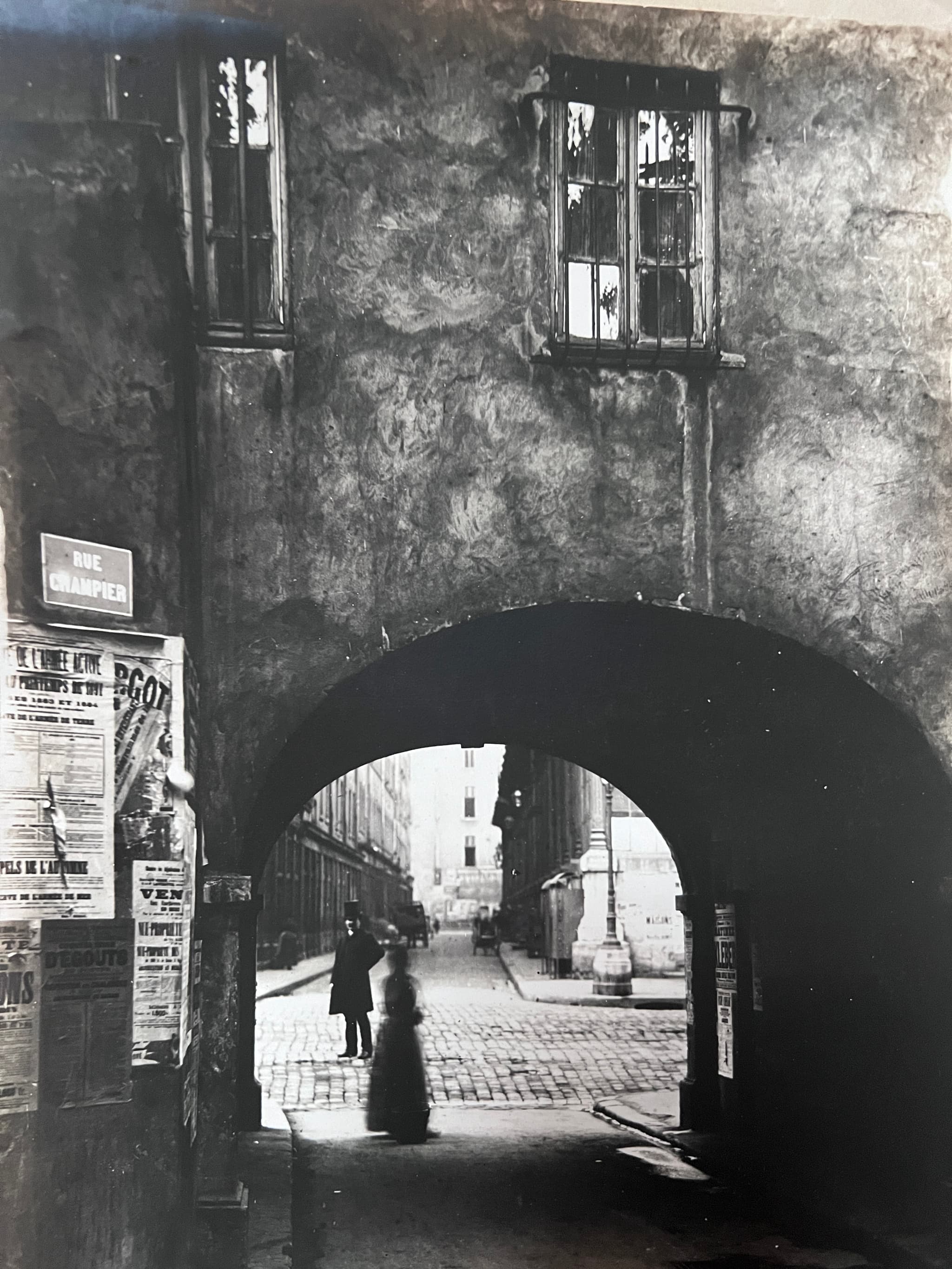 People in Lyon's Street circa 1900 image 1