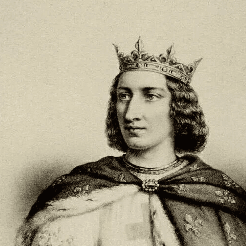 CDV Vintage E. Desmaisons - Louis IX, Albumen after Drawing c 1870 image 2