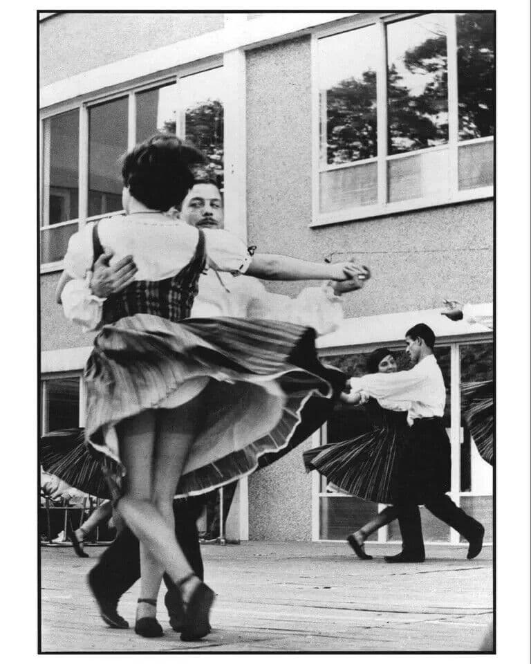 Vintage Photographs signed ANDRE BRUERE (XXth) Couple Dancing c. 1975