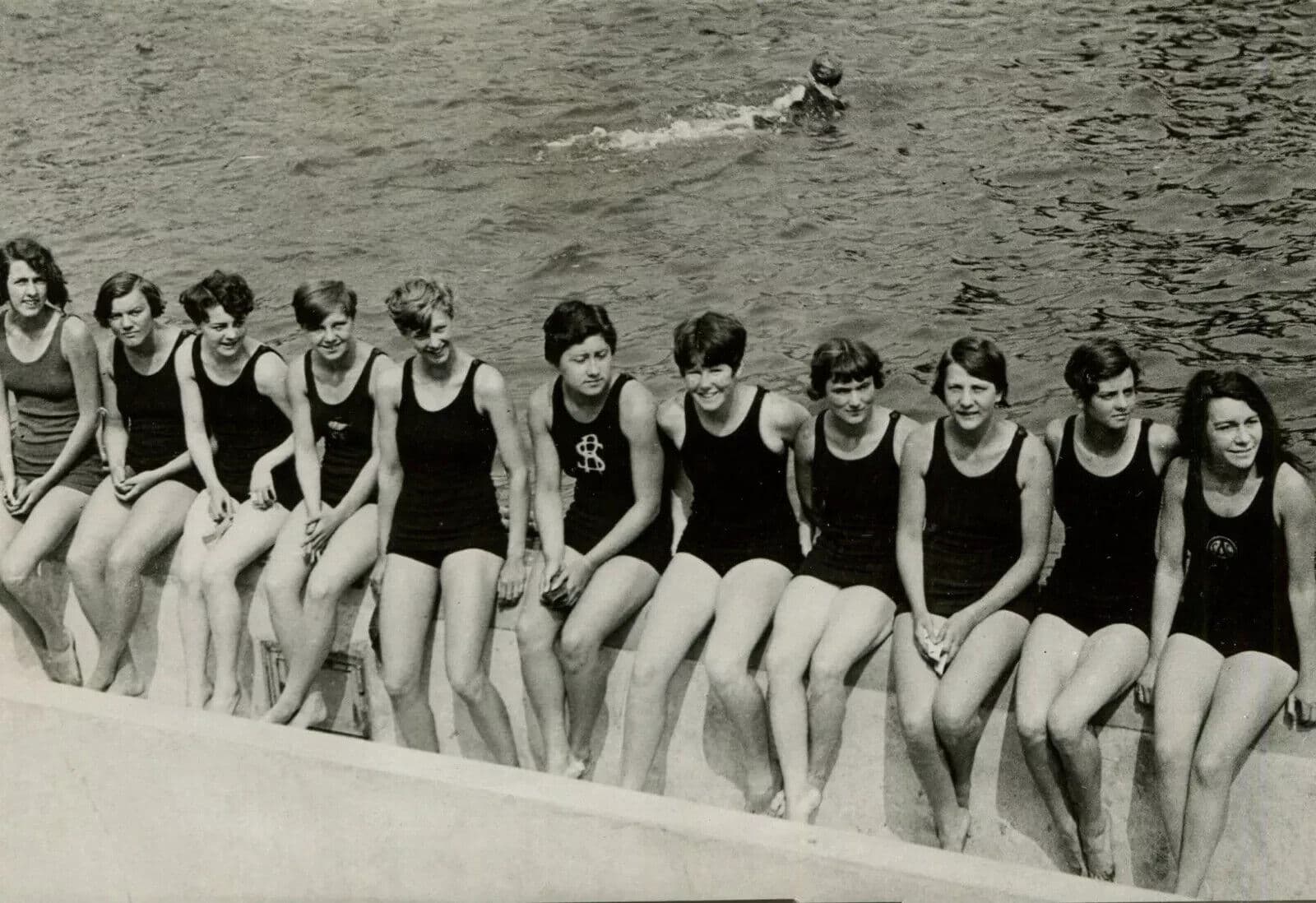 Vintage Photography Original American Swimmers 1920' image 4