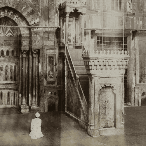 Vintage Photographs Gabriel LEKEGIAN Sultan Hassan Mosque Egypt c. 1880 image 3