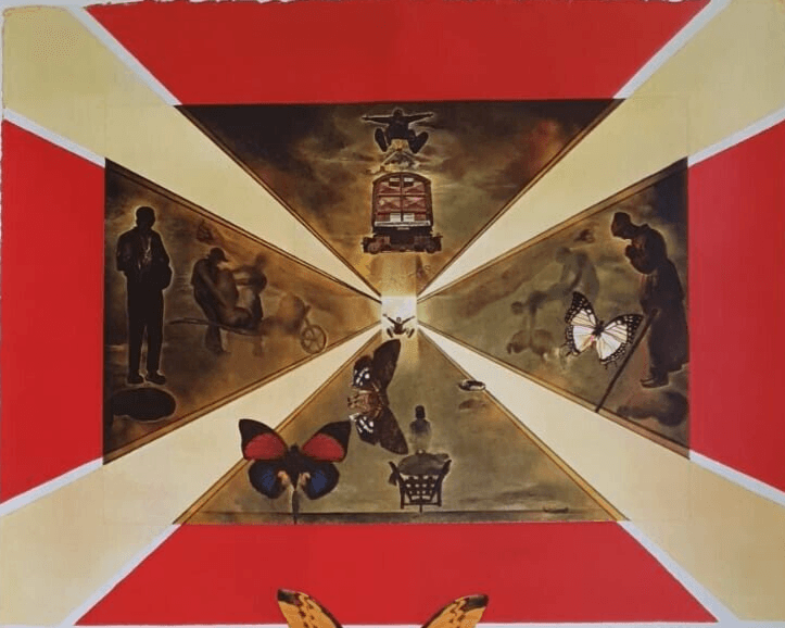 Vintage Original Poster Salvador DALI Roussillon, Abstraction 1969 image 2