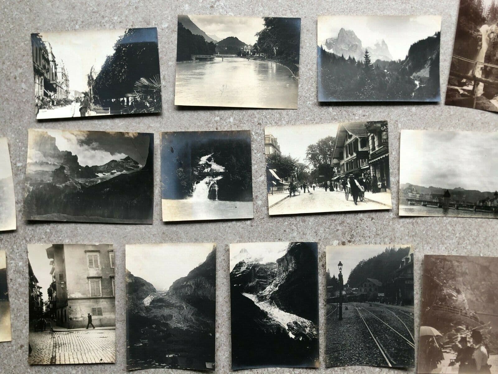 Vintage Photographs 1902 Lucerne, Grindelwald, Interlaken, Wiggilasse x22 image 2