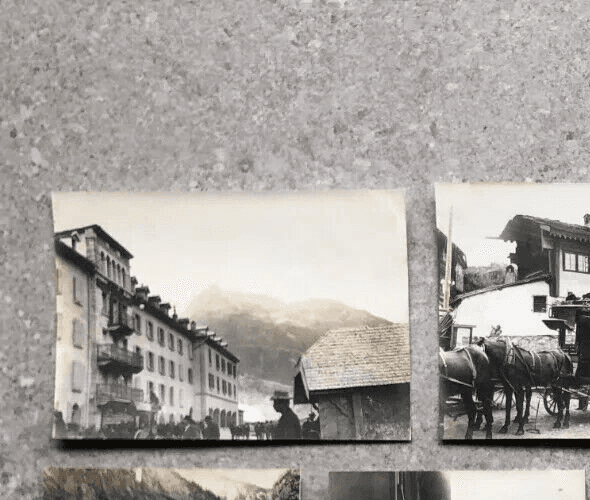 Vintage Photographs Lot x11 Mountain Landscape and People 1902 image 5