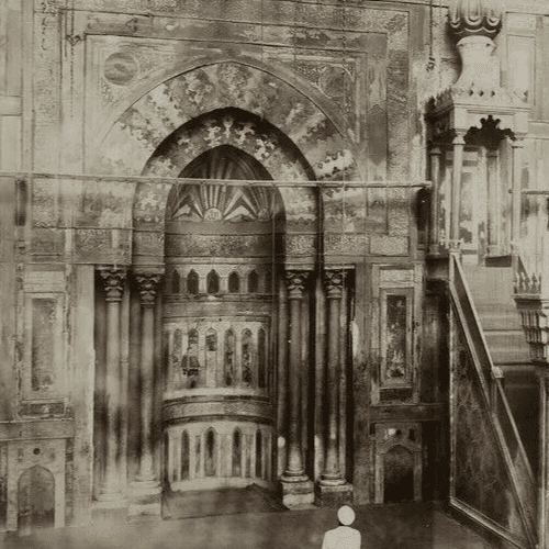 Vintage Photographs Gabriel LEKEGIAN Sultan Hassan Mosque Egypt c. 1880 image 2