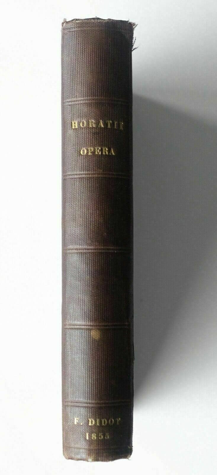 Albumen Print HORACE BOOK QUINTI HORATII FLACCI OPERA - DIDOT 1855 image 5