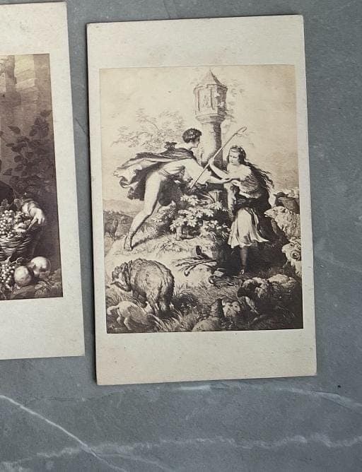 Antique Carte de Visite Collection – 19th Century Lithographs and Prints – Set image 10