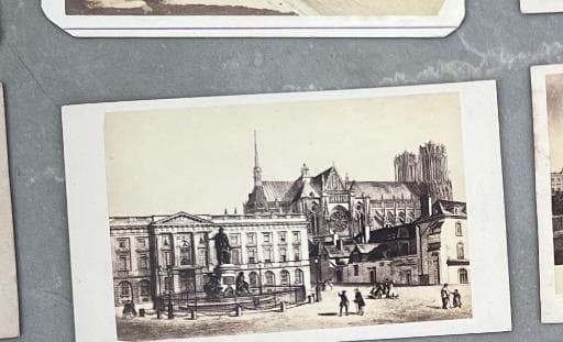 Antique Architectural Photo Cards Set - Historical Buildings, Landscapes, and image 10