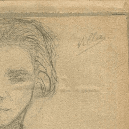 Antique Pencil Drawing Original Woman Portrait, Baby, Mother signed image 5