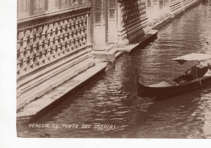 Vintage Photographs Landscape Venezia, Ponte dei Sospiri, Italy circa 1900 image 7