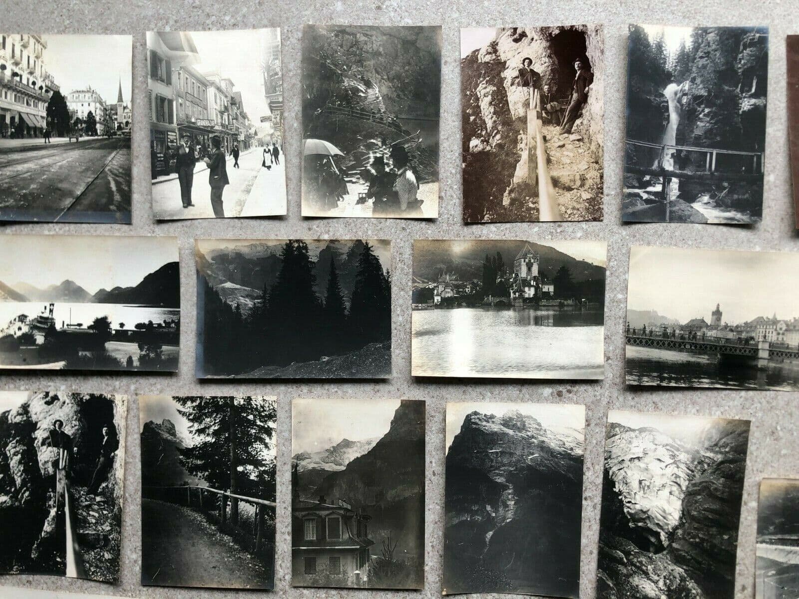 Vintage Photographs Lot x22 Eiger, Fiescherhorn, Wetterhorn, Alpnach 1902 image 5