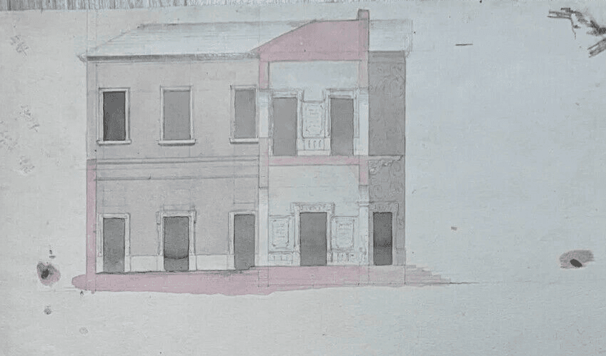 Antique Architecture Drawing Building, Architecture and Plans image 2