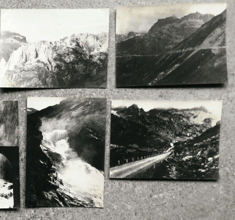 Vintage Photographs Lot Oberland, Andermatt, Gletsch, Steingletscher x11 1901 image 8