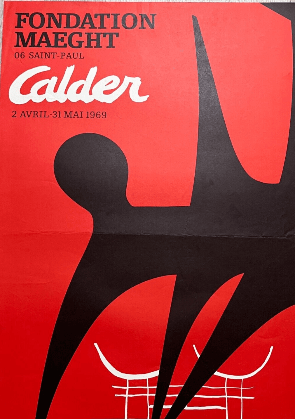 Vintage Poster Original Fondation Maeght - Alexander Calder 1969 image 1