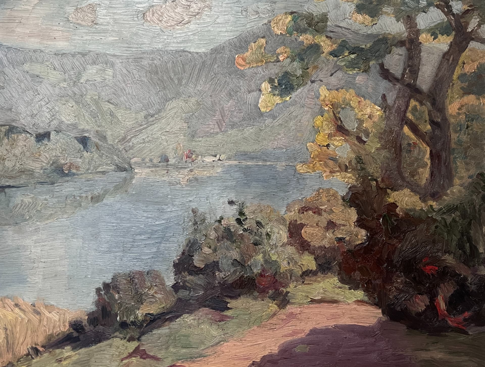 Painting Summer Landscape by a Lake