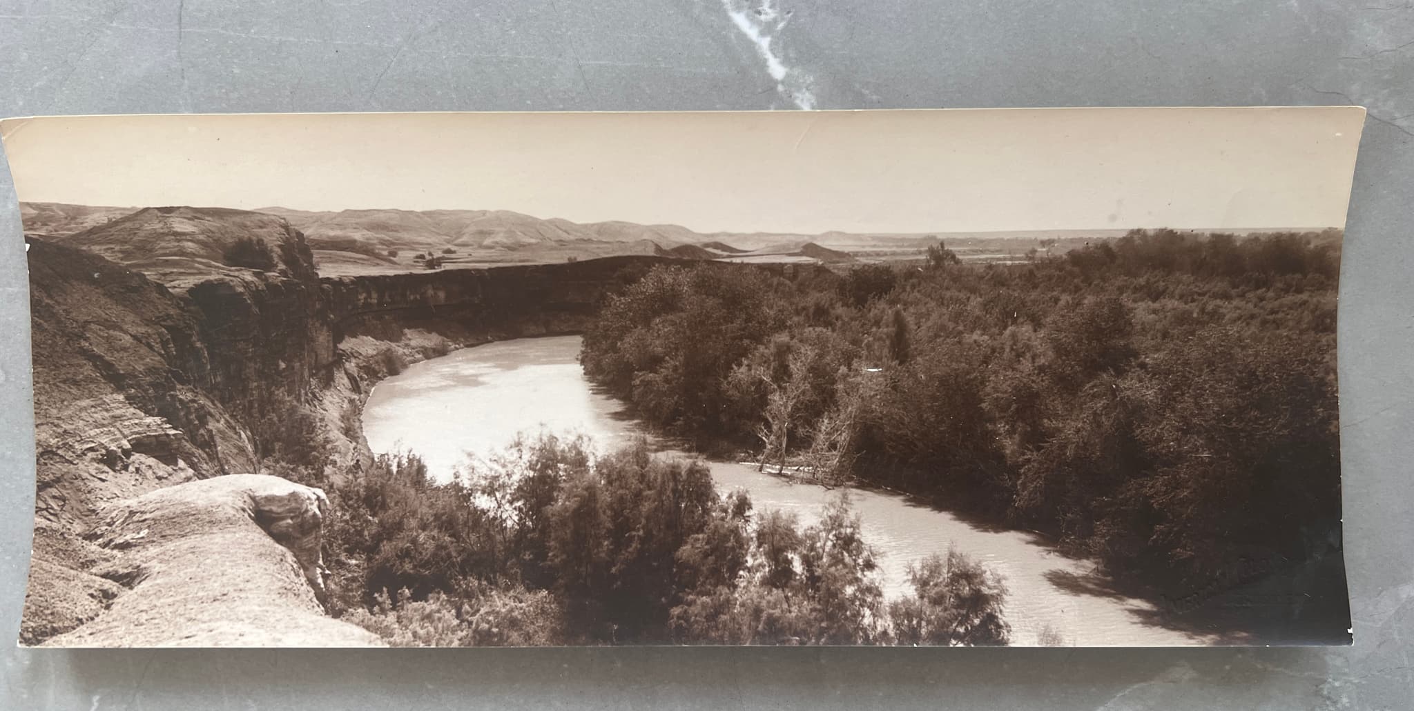 2 Photos American Colony Jerusalem - Jordan River 1910 image 1