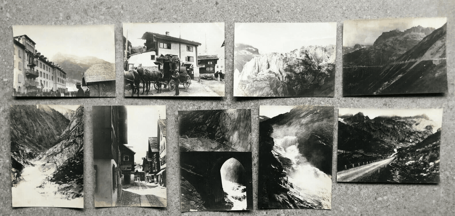 Vintage Photographs Lot Oberland, Andermatt, Gletsch, Steingletscher x11 1901 image 10