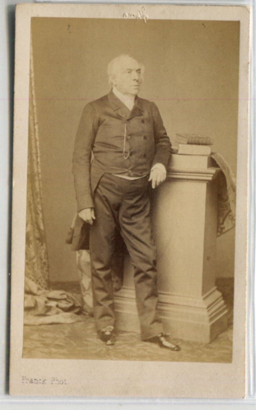 CDV Vintage Original Photographs Franck Pierre-Antoine Berryer image 2